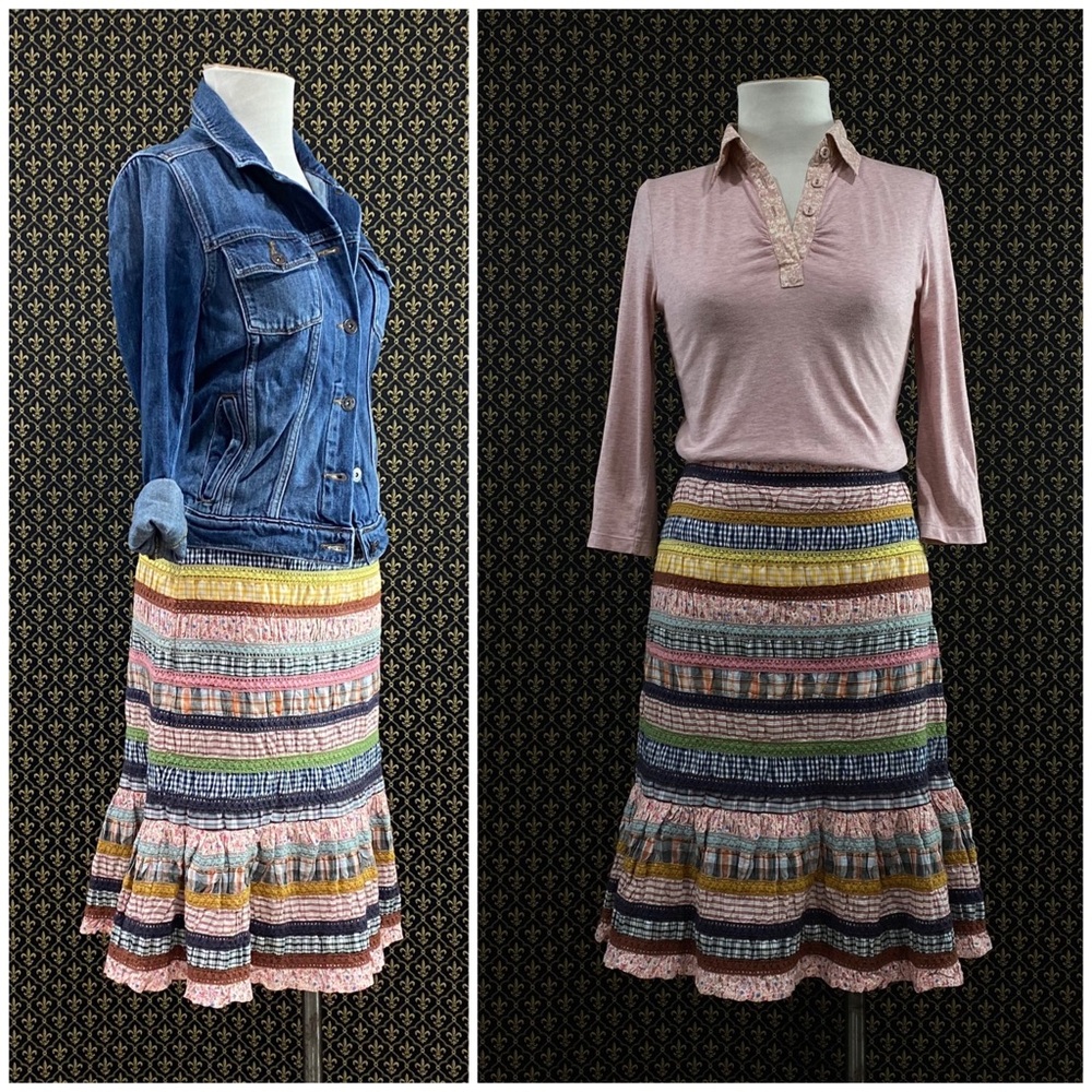 2006 Anthro “Rendezvous Skirt” by Odille - Picture 5 of 15